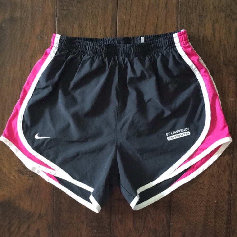 Nike Black & Pink Dri-Fit Running Shorts size: XS